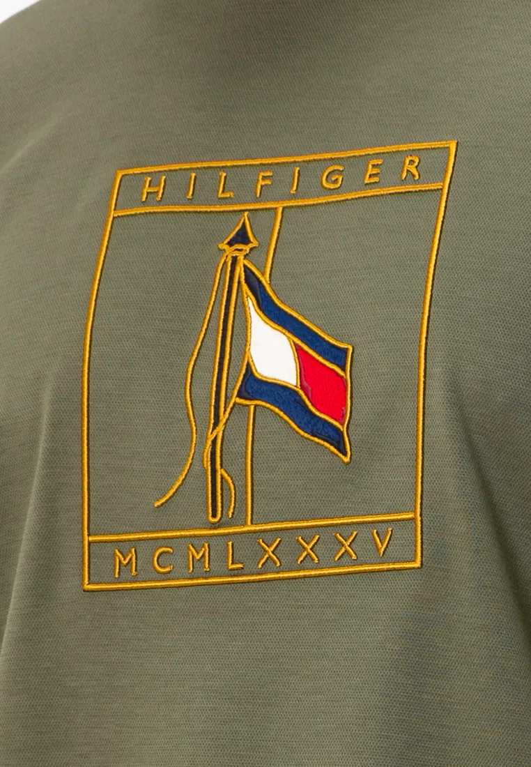 Футболка с вышивкой флага, Tommy Hilfiger — фото 3