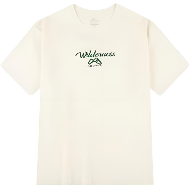 

361° Футболка мужская sand brown white crew neck тонкая прямая посадка
