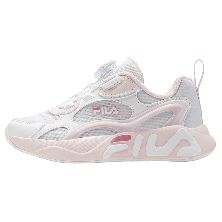 

FILA KIDS Легкие амортизирующие низкие детские беговые кроссовки white/misty soft pink для детей 3-7 лет