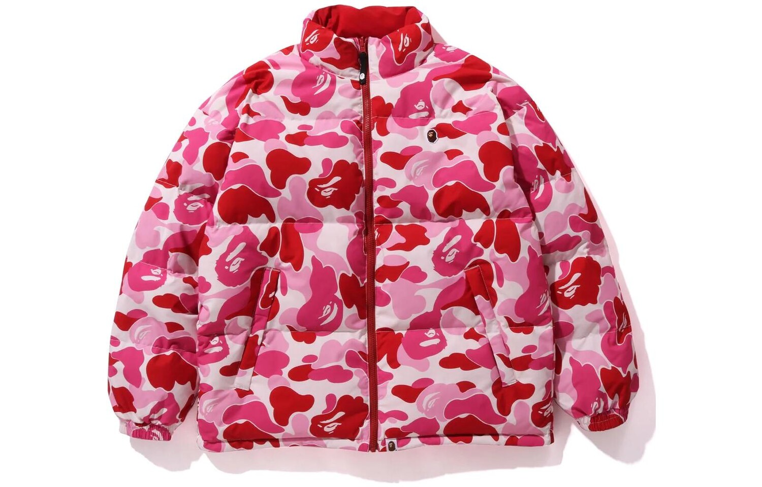 Двусторонняя куртка-пуховик BAPE ABC Camo A Bathing Ape, белый — фото 4