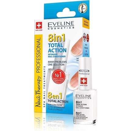 Nail Therapy Professional 8In1 Total Action Концентрированная укрепляющая и укрепляющая сыворотка для ногтей 12 мл, Eveline Cosmetics — фото 2