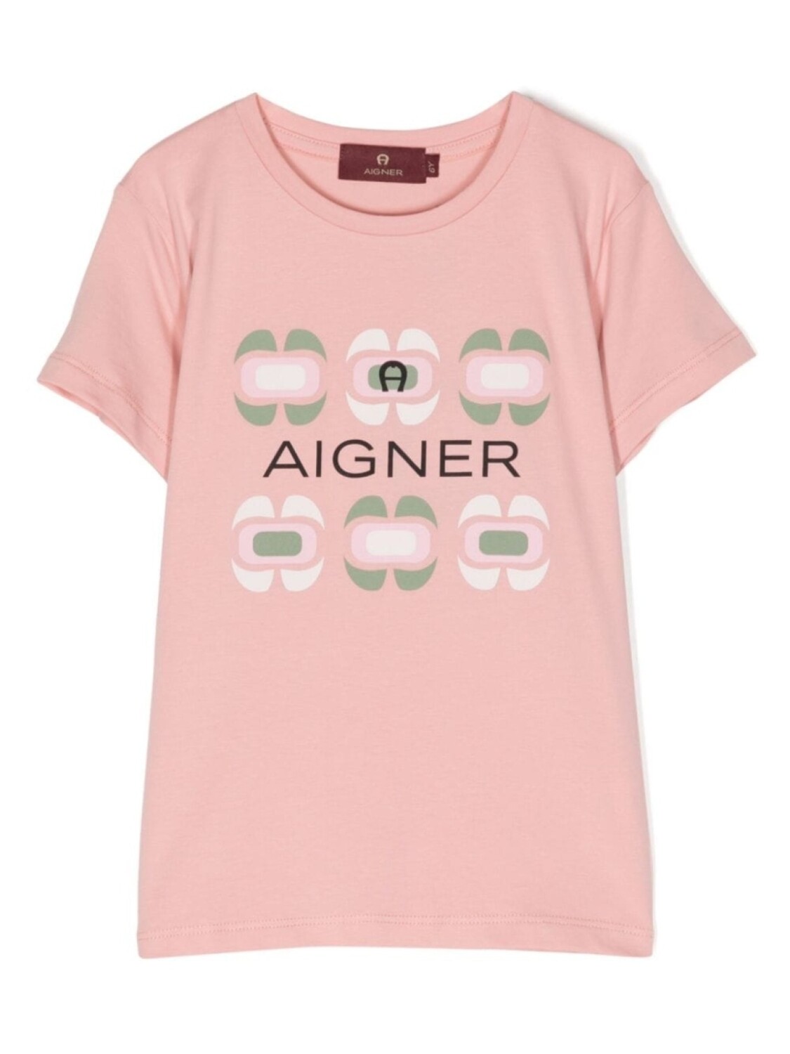 

Aigner Kids футболка с логотипом, розовый