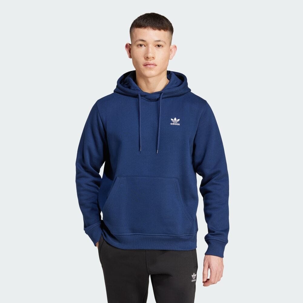 

Парка Adidas Trefoil Essentials Hoodie, цвет Night Indigo