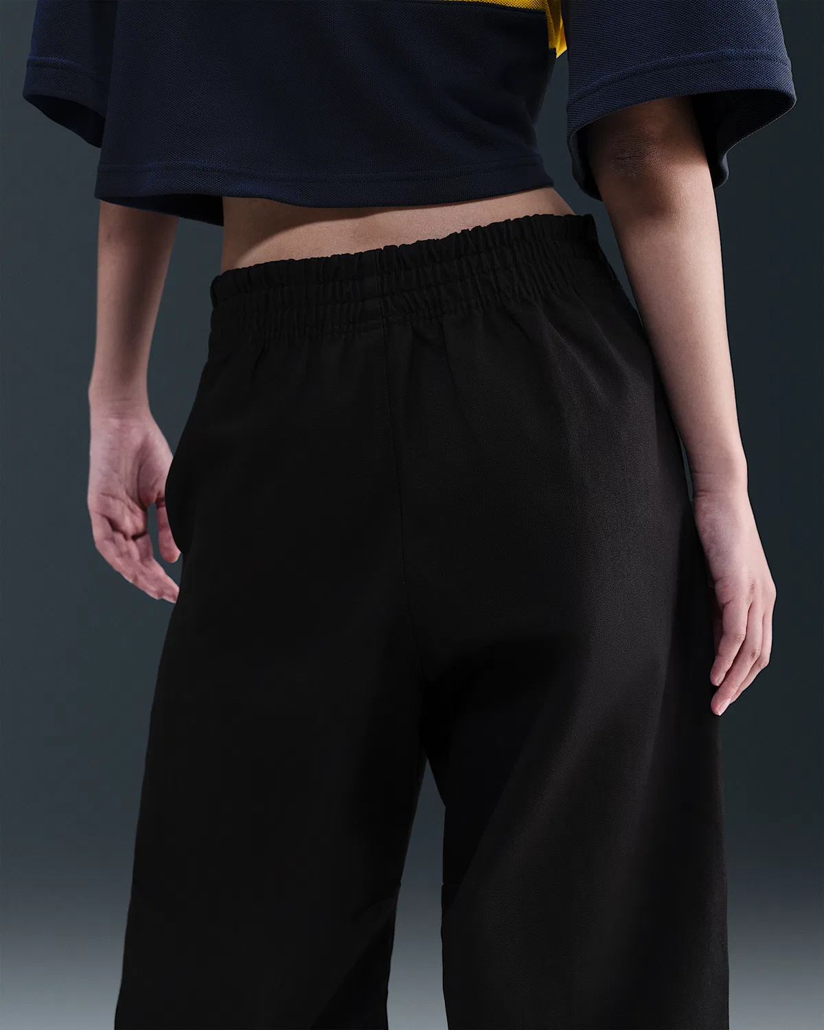 Женские брюки-бананы Nike Sportswear, Black/Sail — фото 3