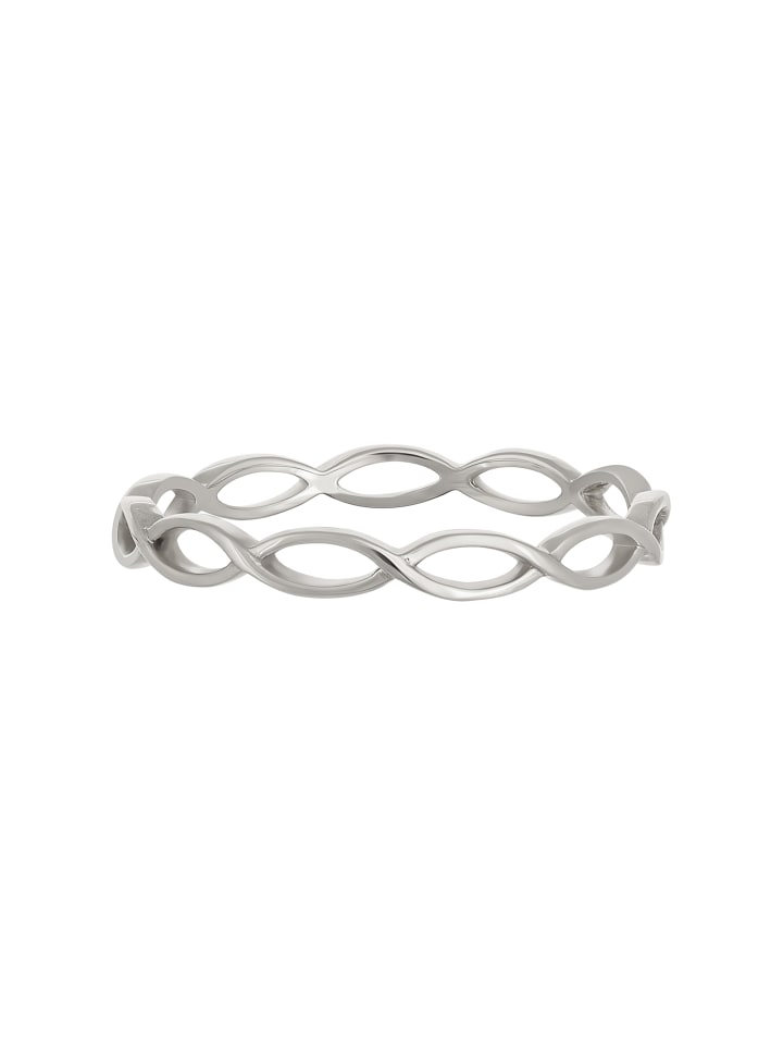 

Caï Кольцо 925/- Sterling Silber in weiß