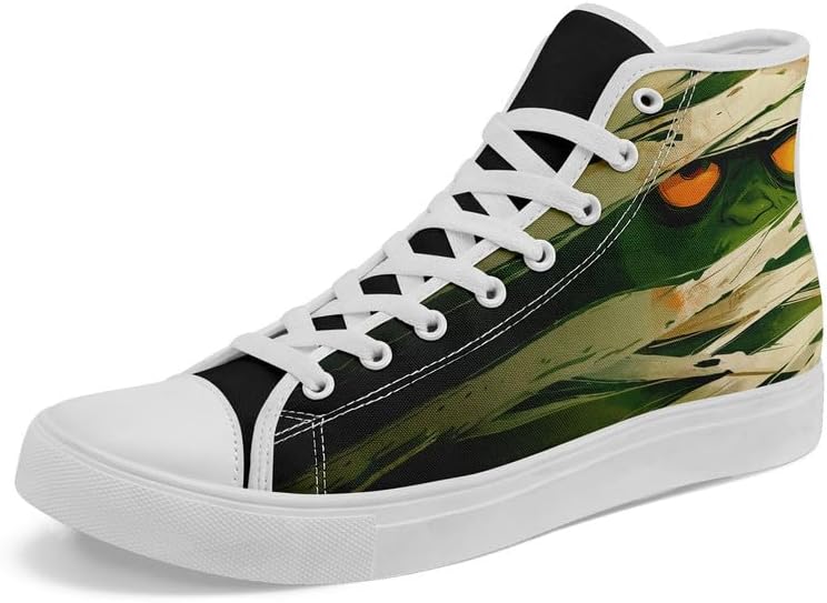 

Высокие кеды AWSOLE Halloween с рисунком тыквы из канвы для мужчин и женщин, модная праздничная обувь унисекс с плоской подошвой, привидение, череп, стильная обувь, белый/зеленый/желтый/бежевый