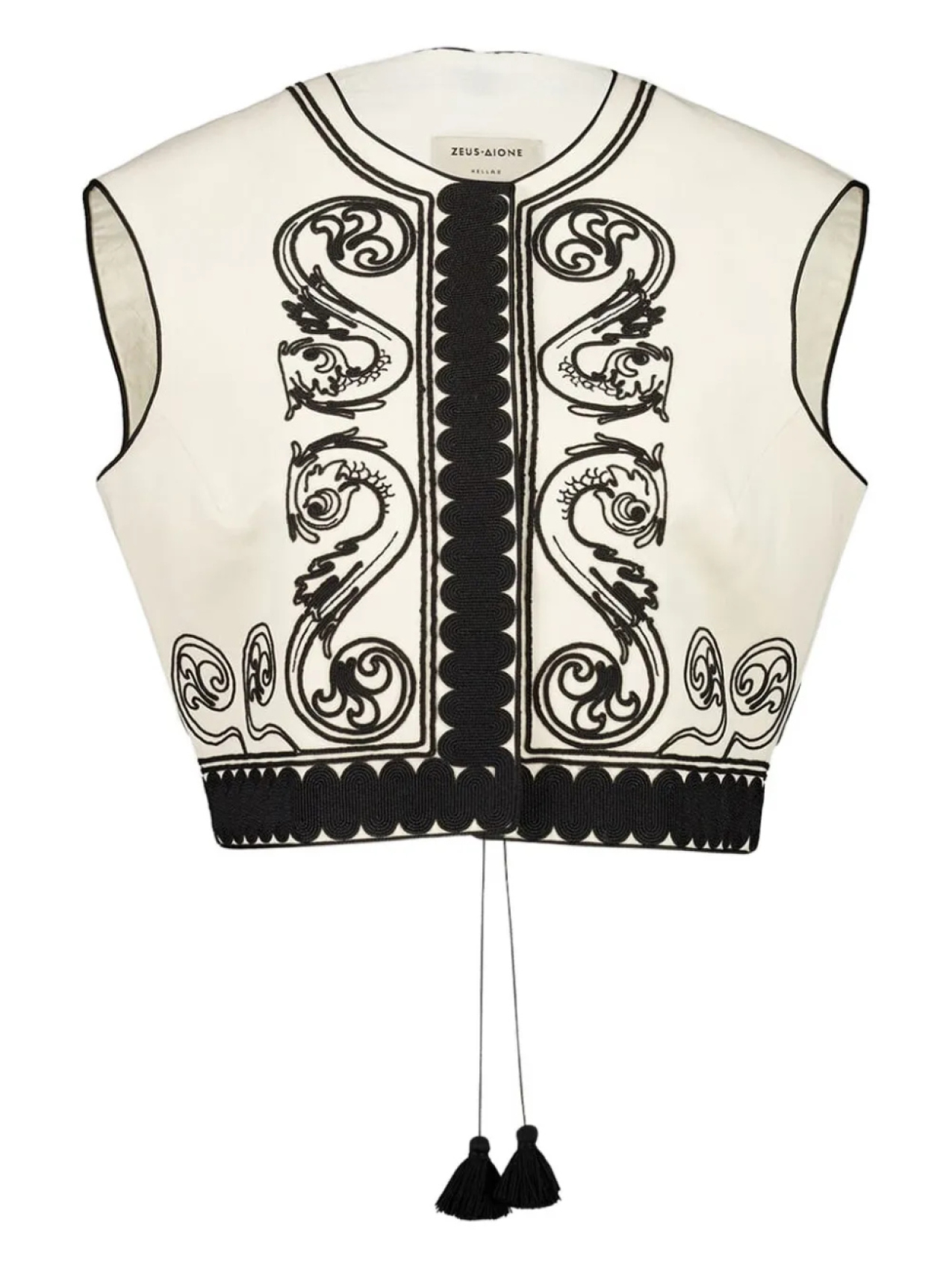 

Вышитый жилет Кимата Zeus+Dione, белый