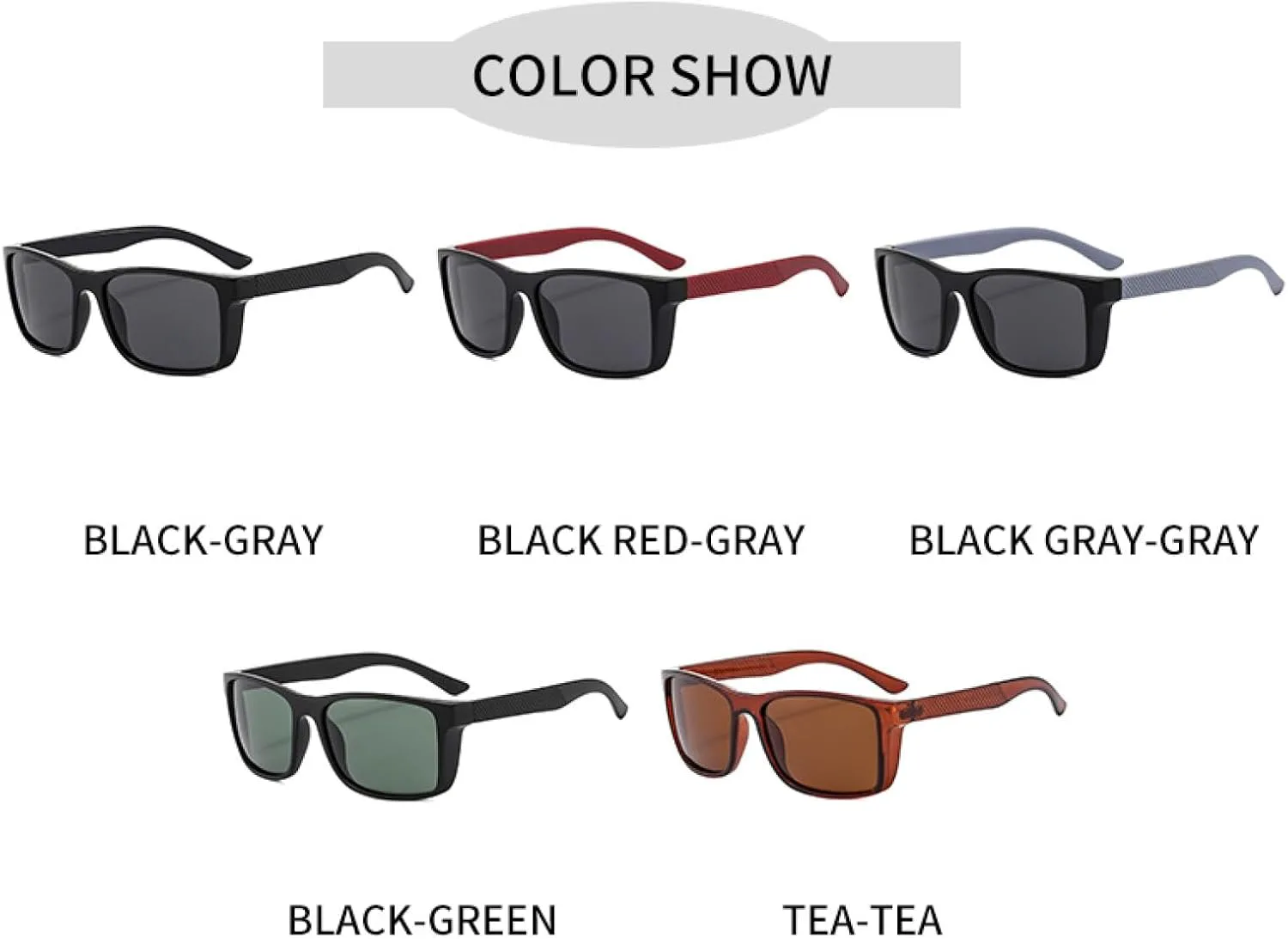 

Солнцезащитные очки с защитой от УФ-излучения UV400 | Легкая оправа | Для женщин и мужчин | Для занятий спортом на открытом воздухе и вождения DSVIGF, 2pcs Z03