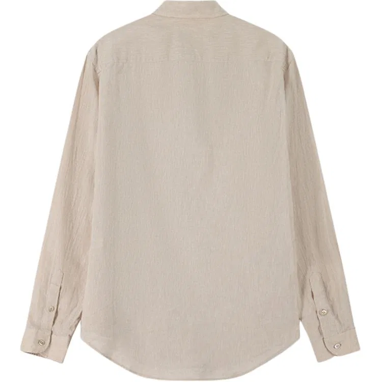 Рубашка мужская SS26 EMPORIO ARMANI, Gravel Color — фото 3