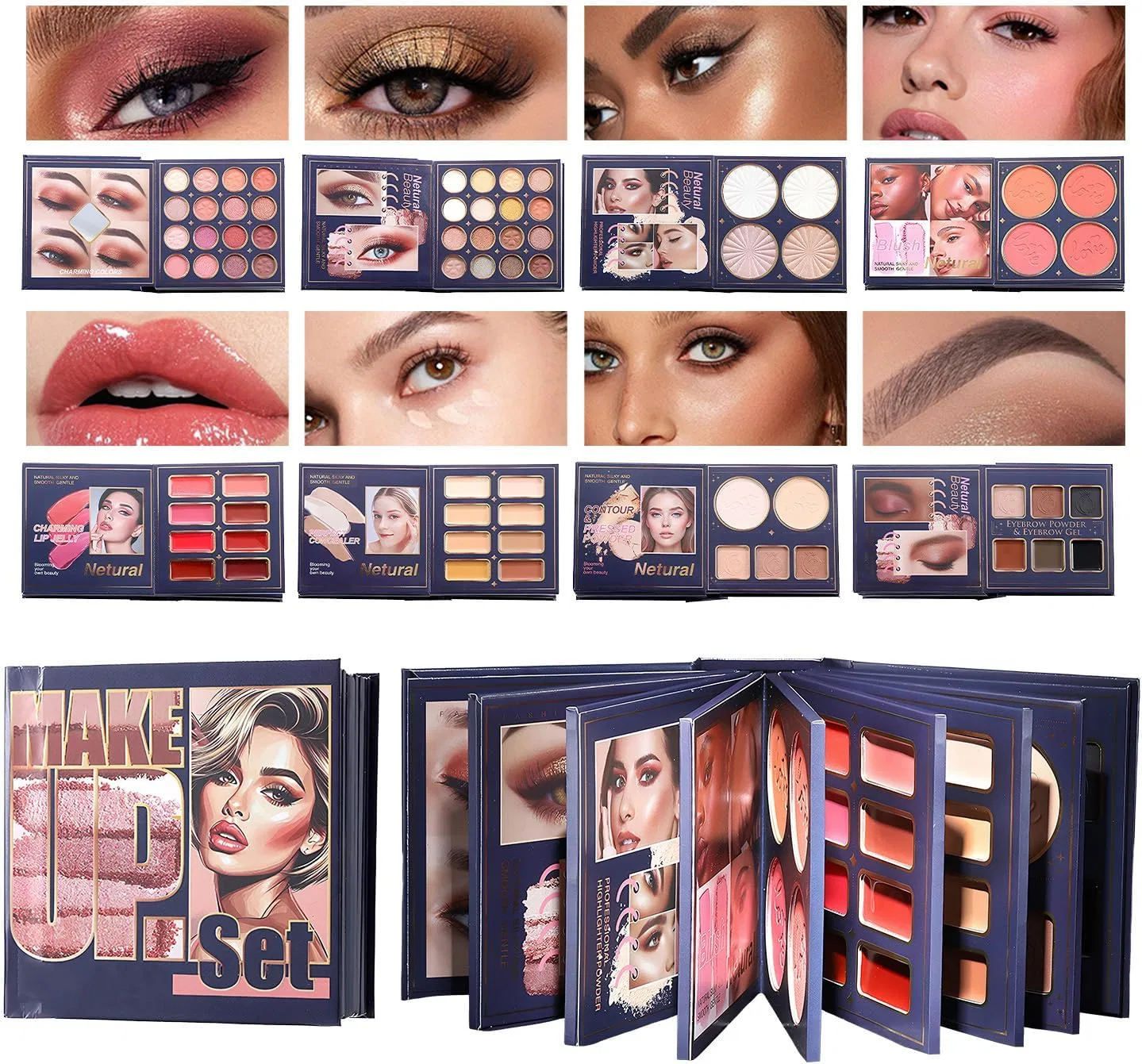 Палетка теней Multi Color Face Eye Kit, 1 шт