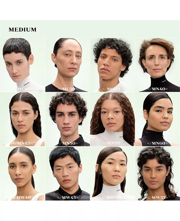 Reveal — многоразовая жидкая тональная основа для оптимизации кожи с SPF 17 Prada Beauty, mn40 medium neutral — фото 3