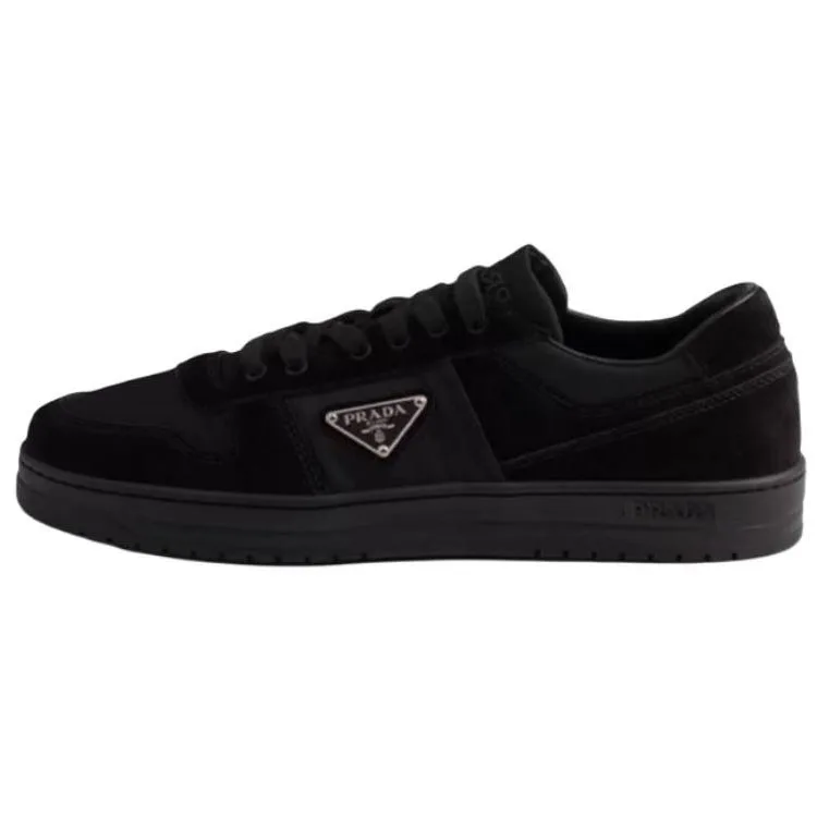 PRADA Кроссовки Downtown Re Nylon Cow Leather Low top мужские Black
