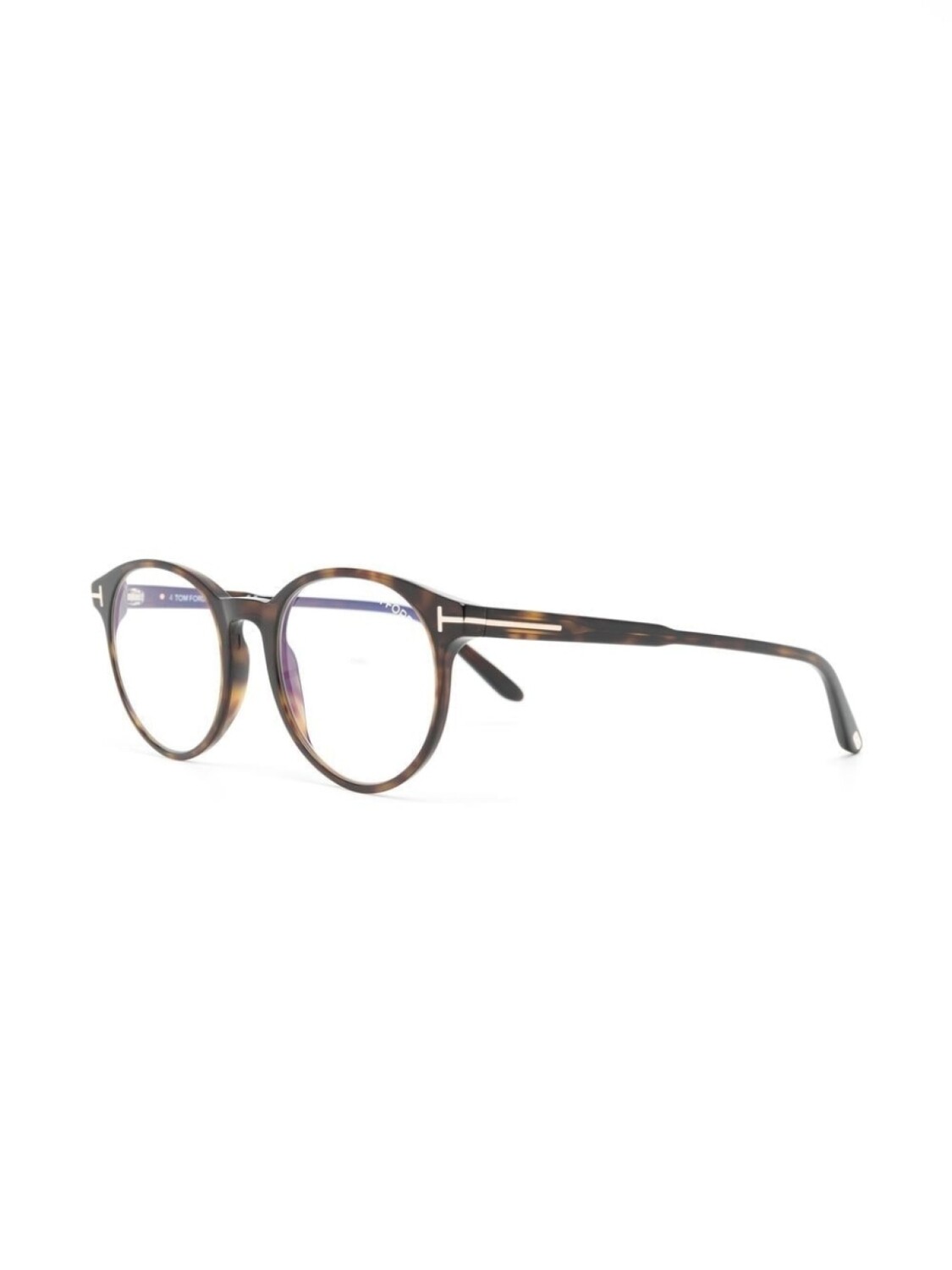 

TOM FORD Eyewear очки в круглой оправе, коричневый