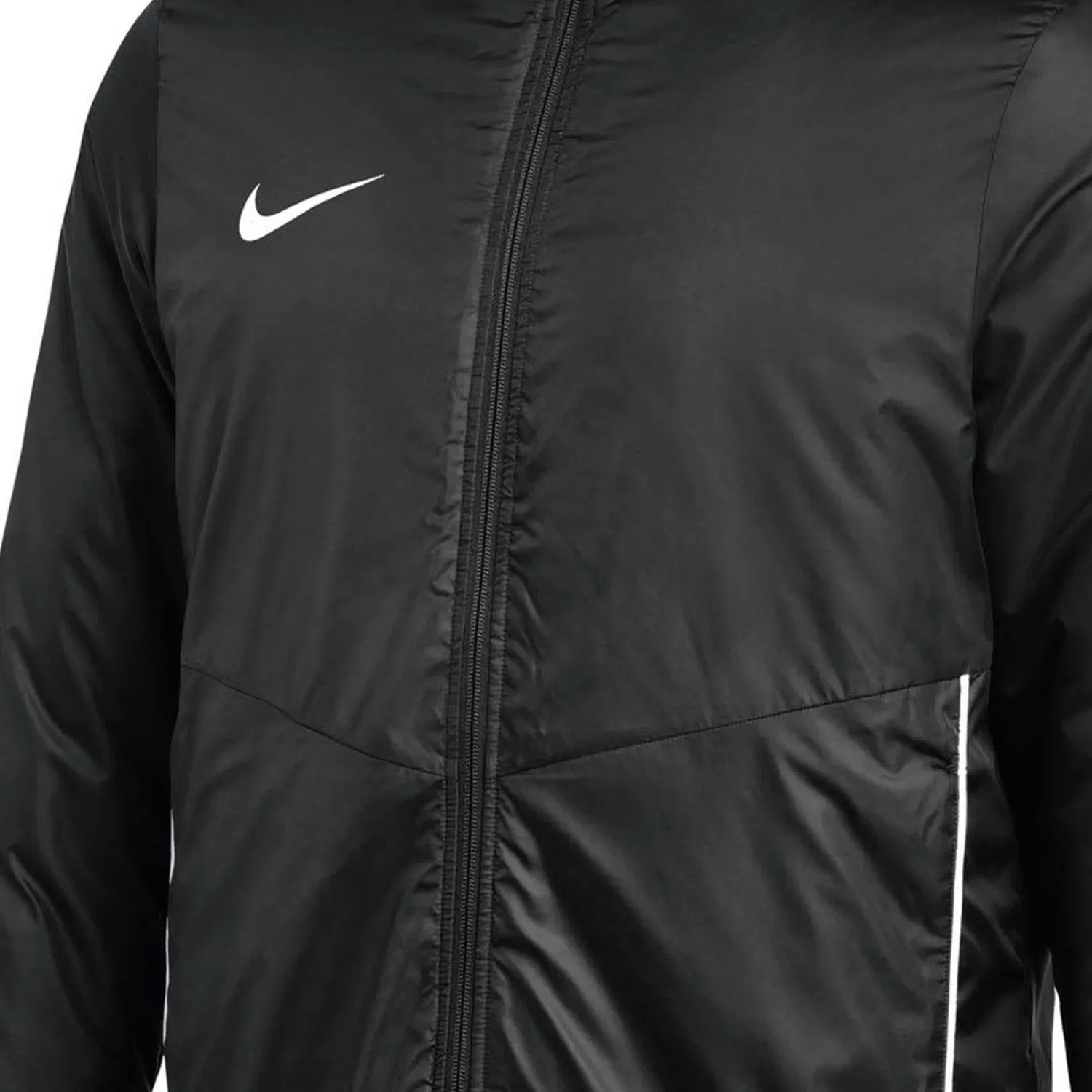 Стеганая куртка, ветрозащитная, Nike, черный — фото 3