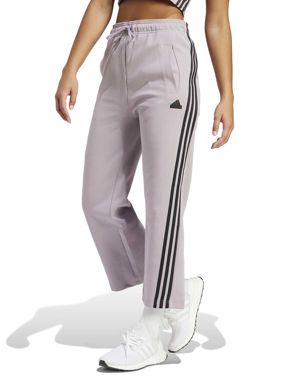

Спортивные брюки Adidas Sportswear Future Icons 3-Stripes Open Hem, розовый