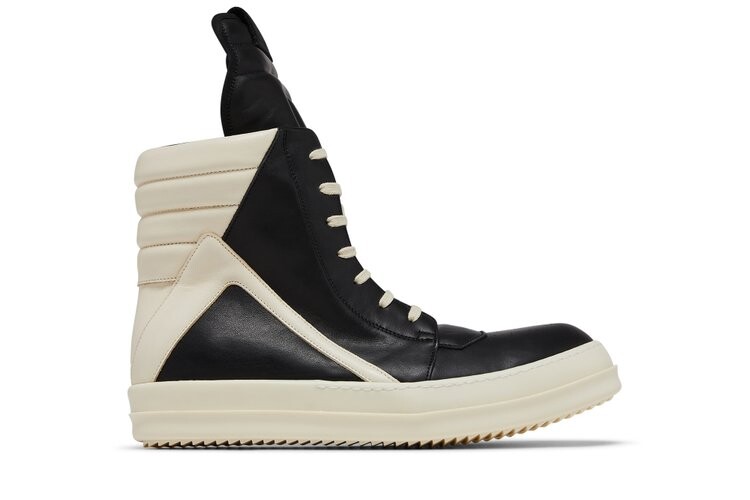 

Кроссовки Rick Owens Porterville Geobasket, цвет Black Milk