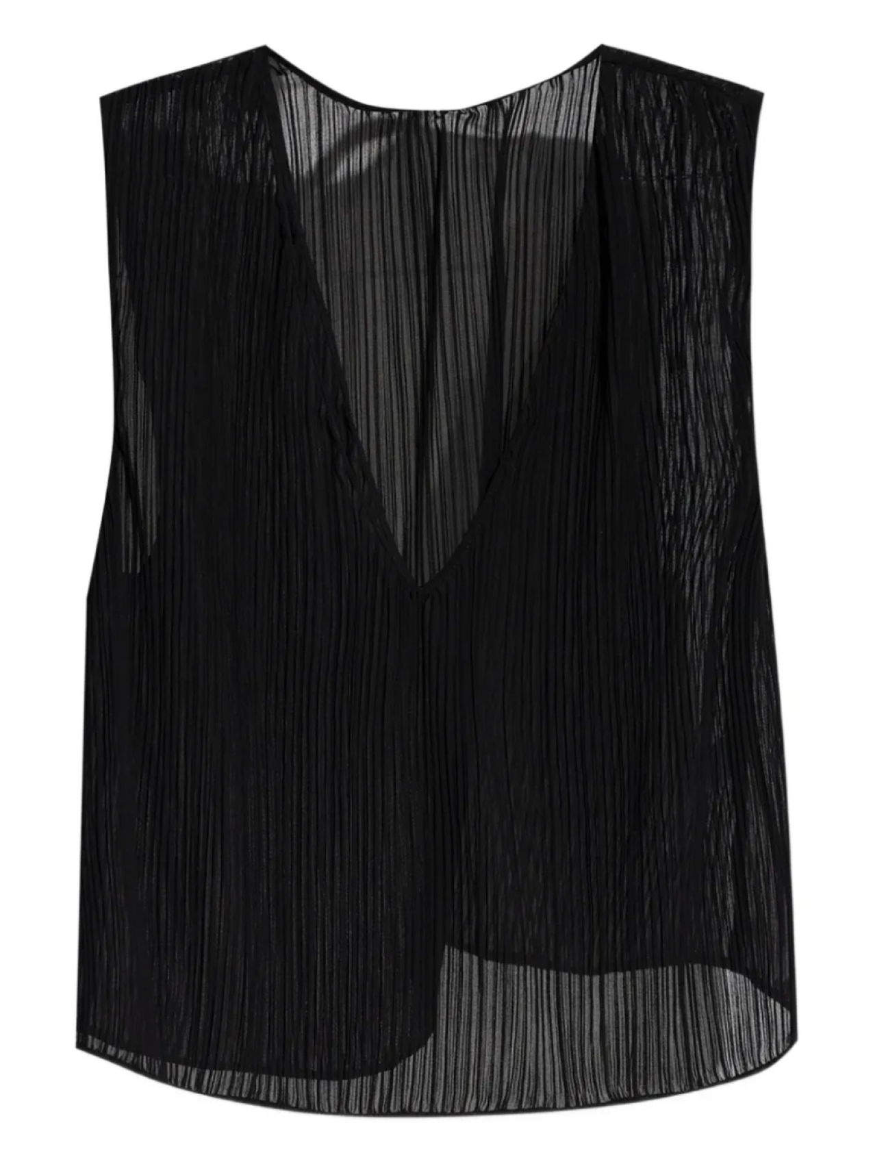 

Топ IRO Calyssa с плиссировкой, черный