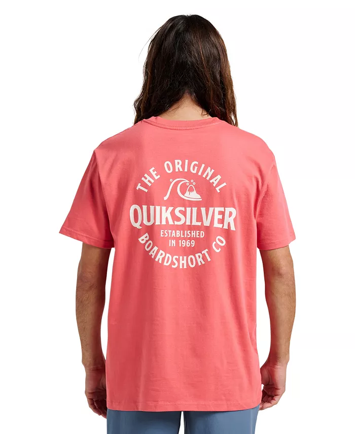 

Мужская футболка с коротким рукавом Locked Up Quiksilver, красный
