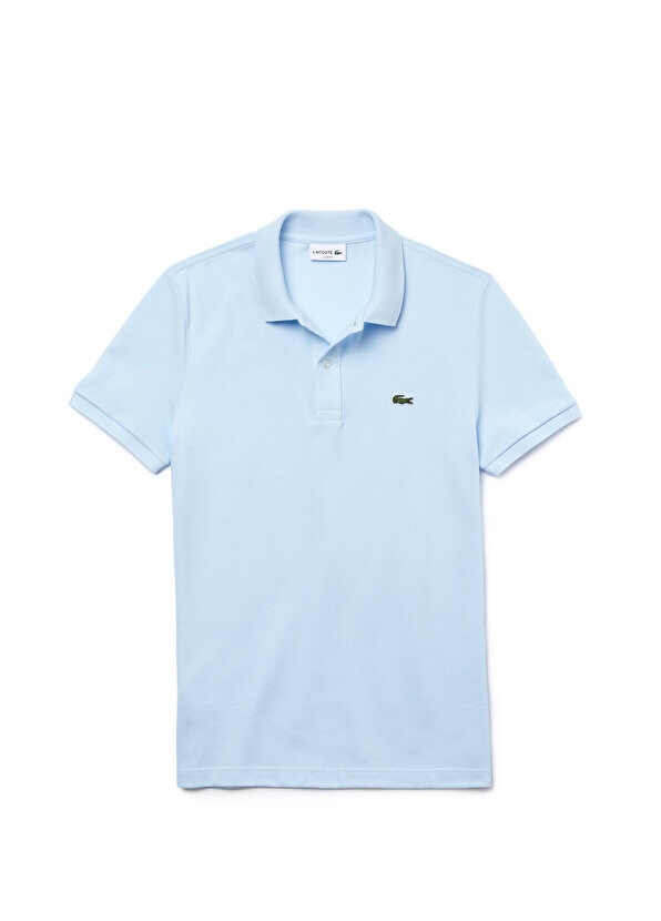 Slim fit l.12.12 голубая мужская футболка-поло Lacoste