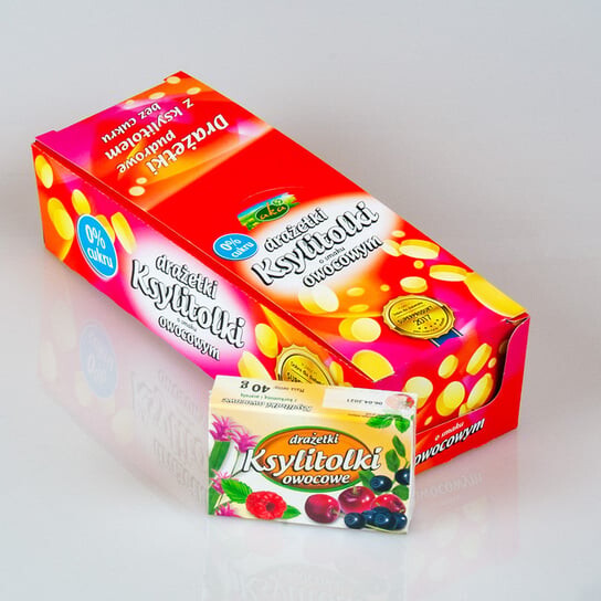 

AKA XYLITOL, фруктовые драже с ксилитом, 40 г