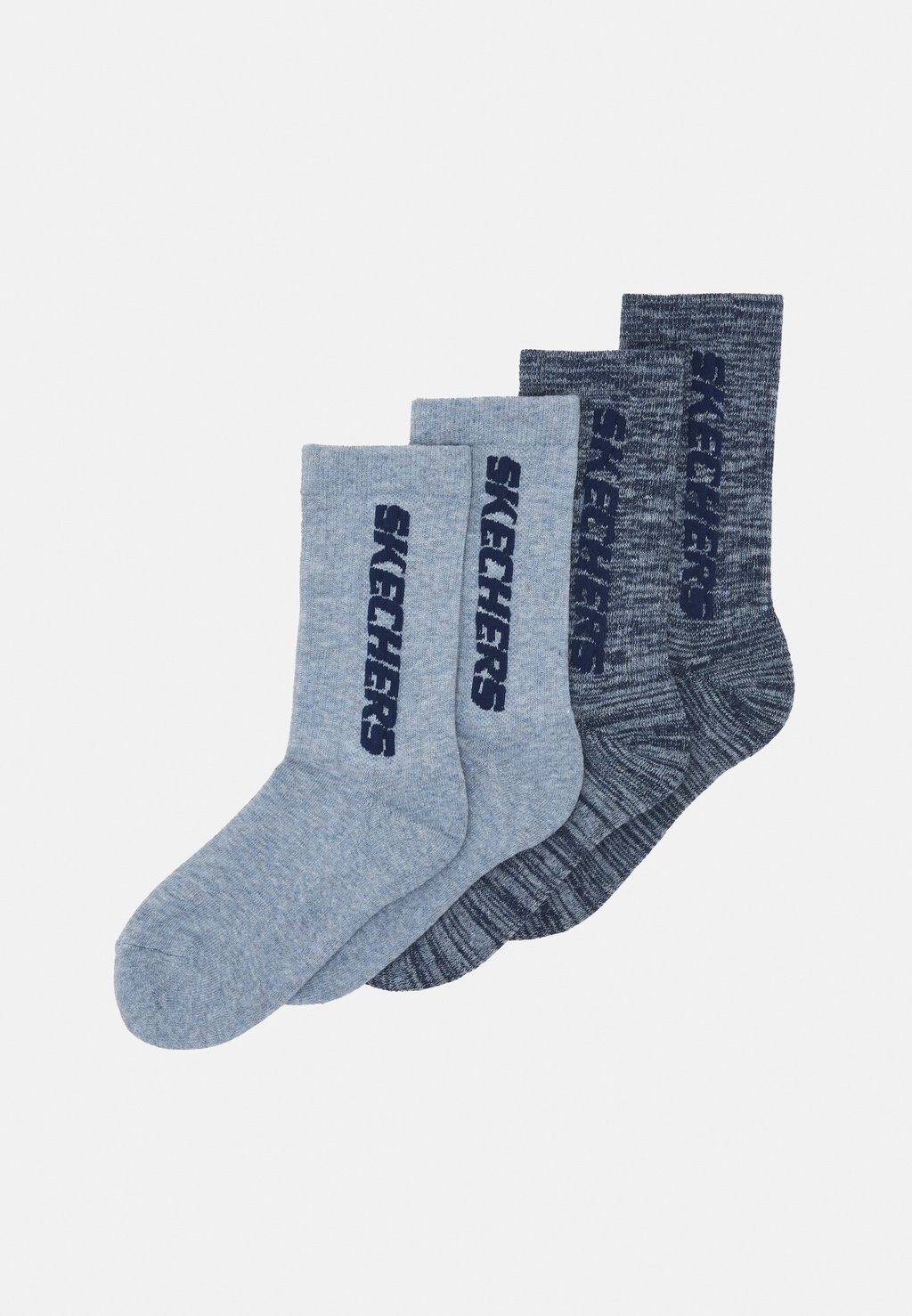 

Носки Boys Cushioned Tennis Socks 4 Pack Skechers, цвет stone mouliné