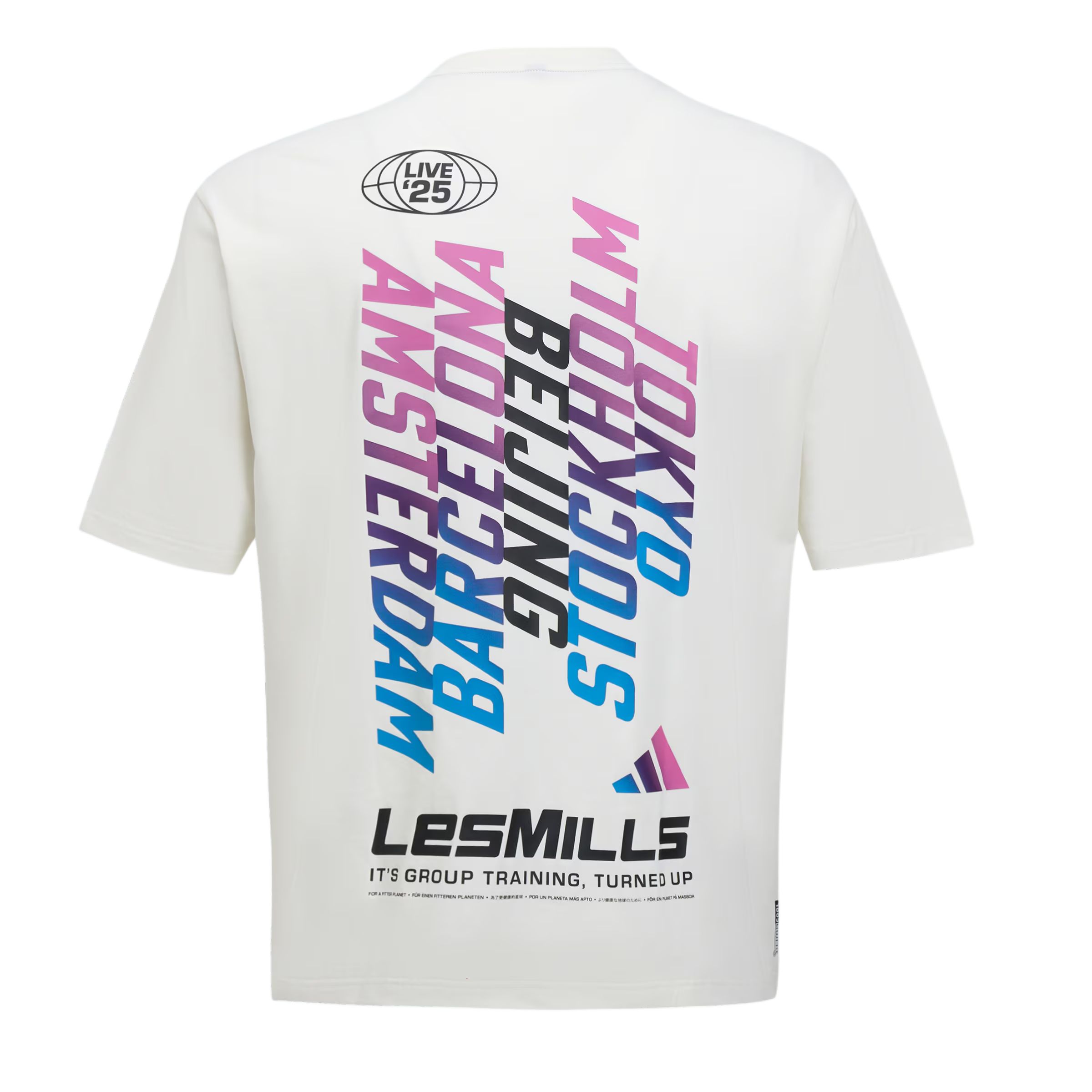 Adidas Футболка LAIMEI,LIANMINGKUAN SS25 TOUR T Shirt Unisex Jade White — фото 3