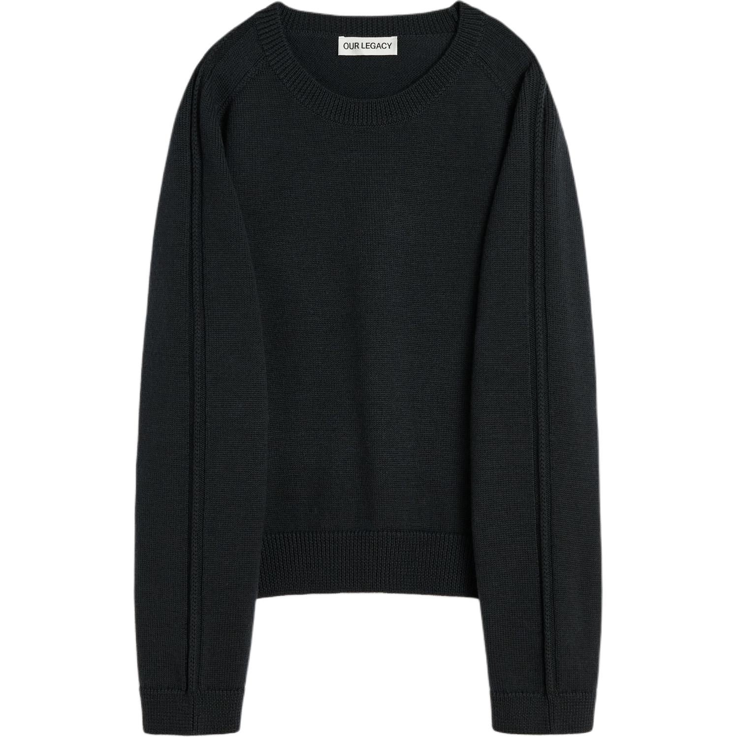 

Настоящий круглый свитер OUR LEGACY, черный