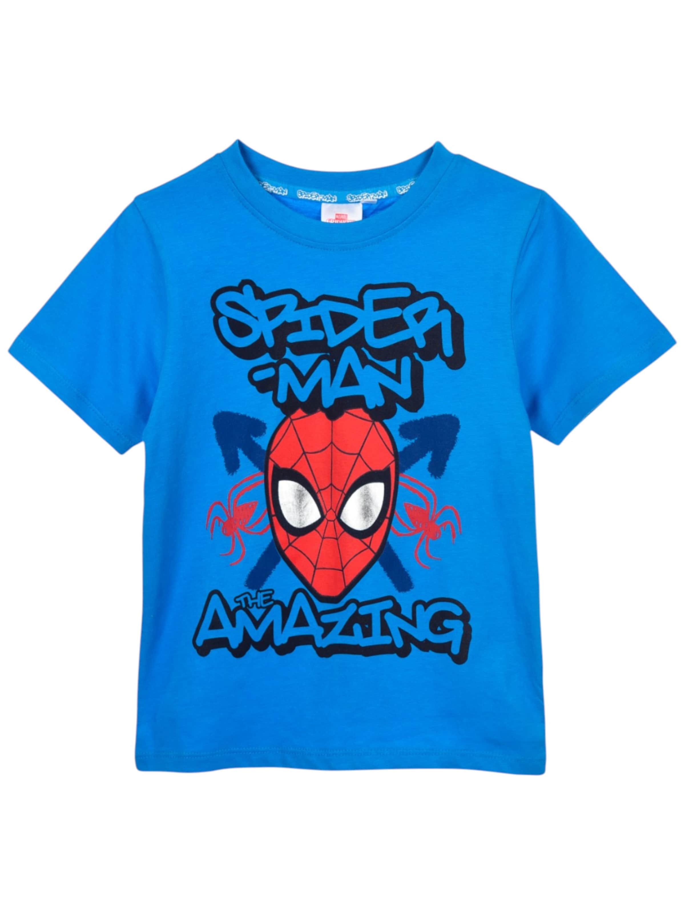

Spider-Man Футболка 'T-Shirt' в синем цвете