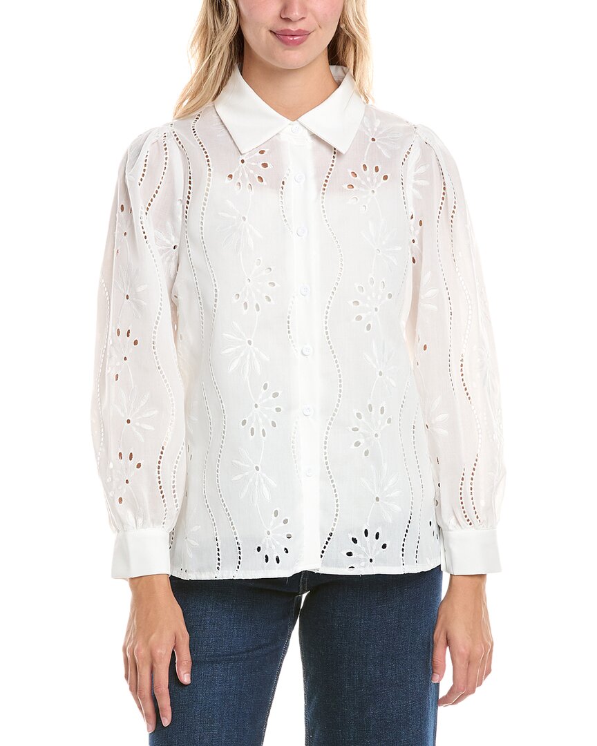 

Мэдисон Майлз Блузка с вышивкой Madison Miles, белый