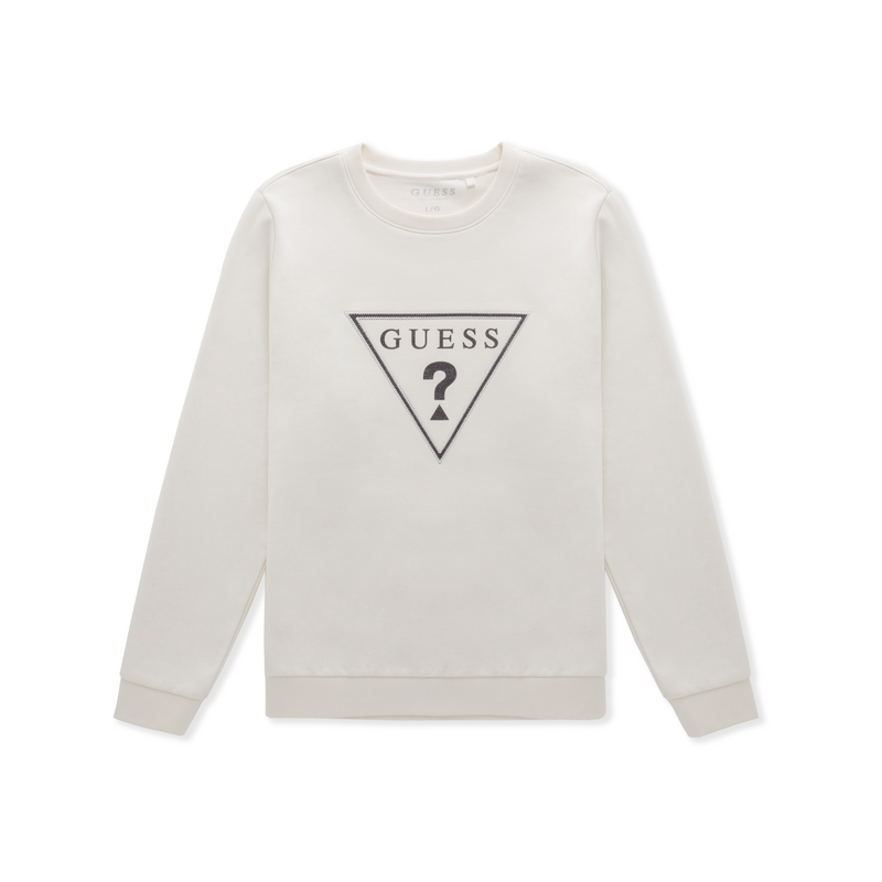 

Толстовка мужская с круглым вырезом, умеренная посадка, Regular GUESS, g011-экрю