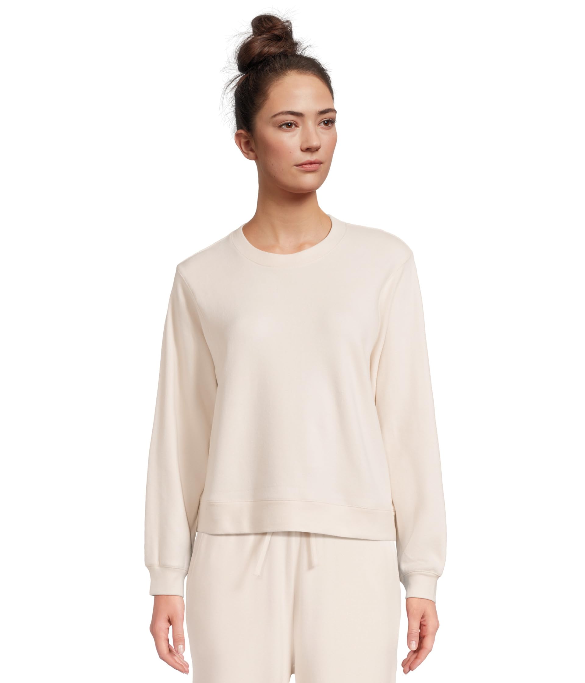 

Свитер Barefoot Dreams Malibu Collection Brushed Fleece Pullover, Sand Dune