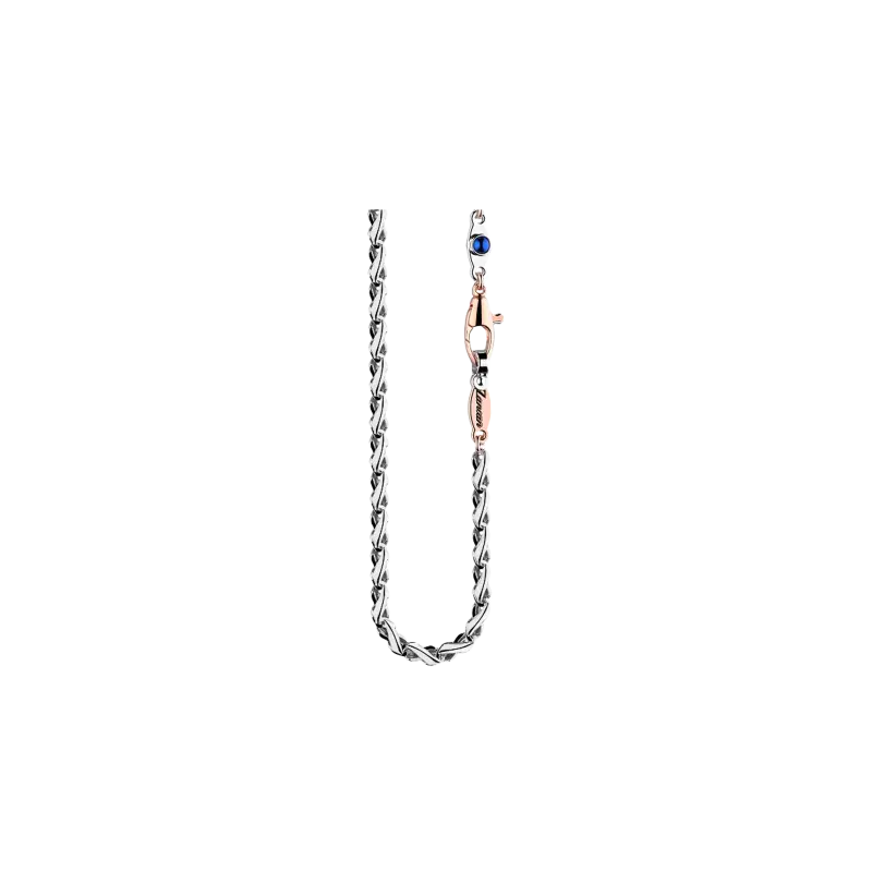 

Колье zancan из золота 18 карат с бриллиантами и сапфирами - uc073br Zancan