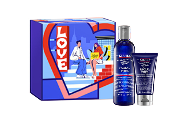 Kiehl's Мужской набор для активного ухода за кожей увлажняющий успокаивающий тонер 250 мл + лосьон 75 мл