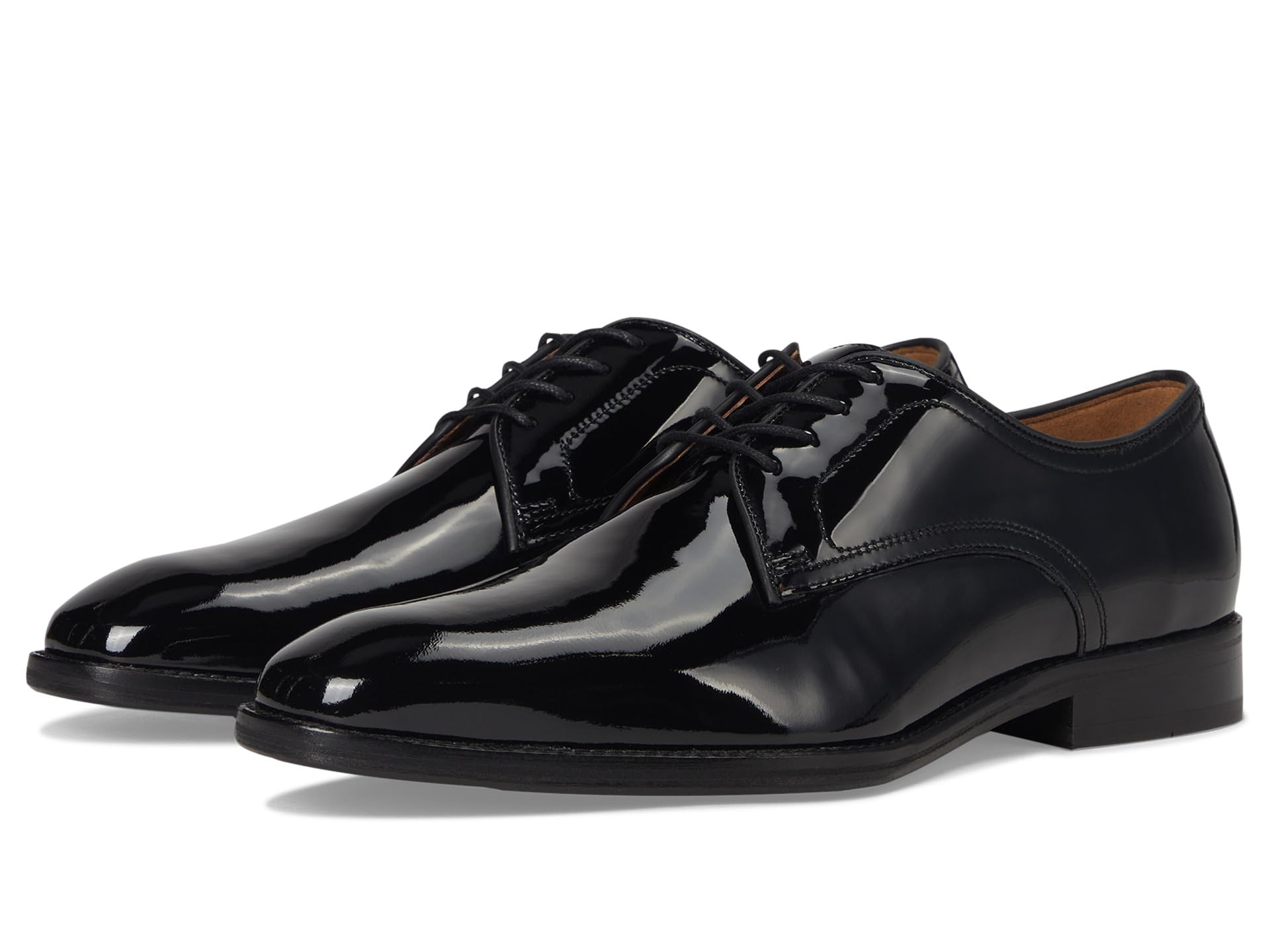 

Оксфорды Johnston & Murphy Sullivan Plain Toe, цвет Black Italian Patent Calfskin