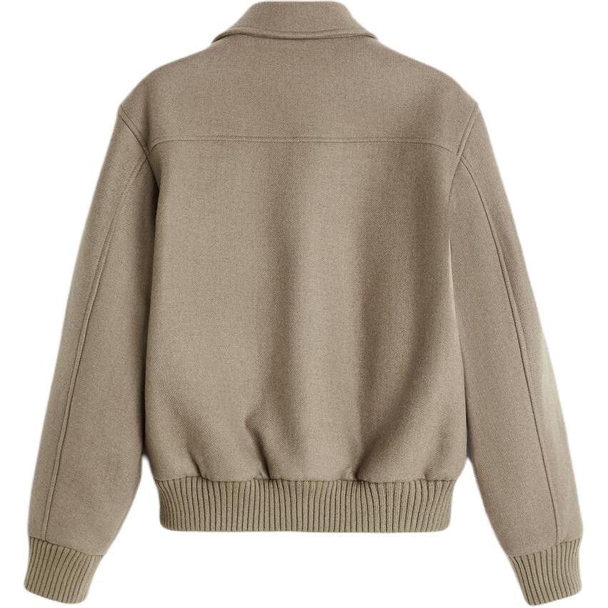 Куртка мужская земляного тона Zara, цвет Earth Tone — фото 2