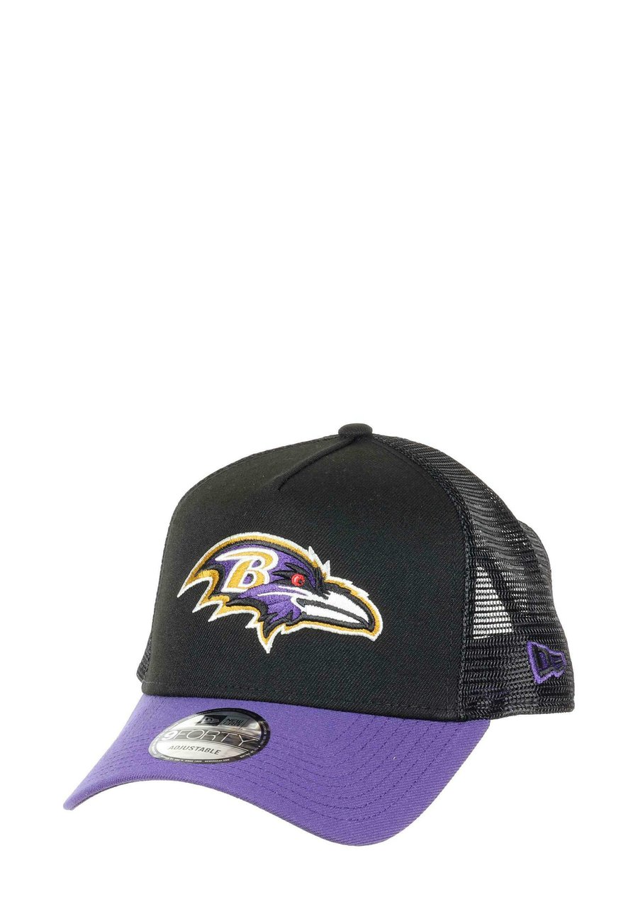 

Бейсболка New Era BALTIMORE RAVENS NFL TWO TONE VERSTELLBARE FORTY A-FRAME, Schwarz/Black