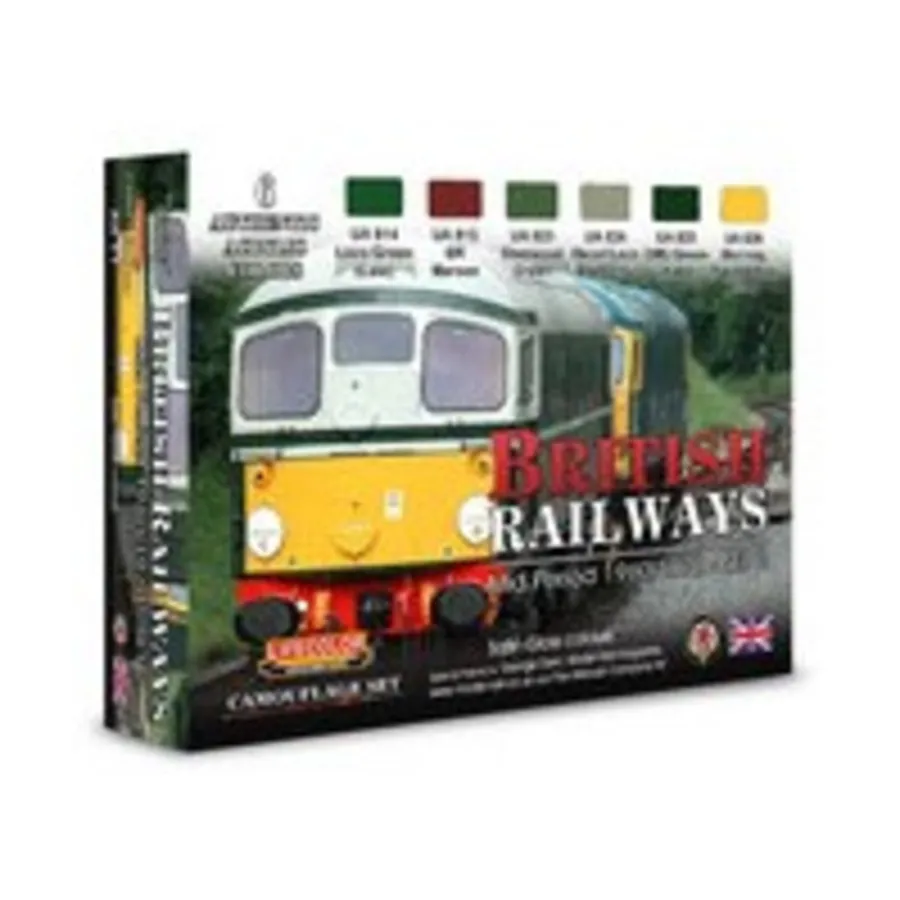 

Британские железные дороги, комплект № 2, Train Paint Sets (Lifecolor)