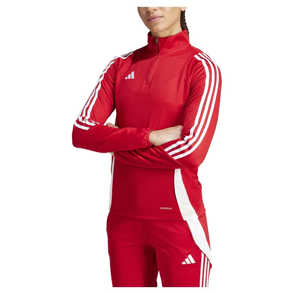 

Толстовка adidas Tiro24 half zip, красный