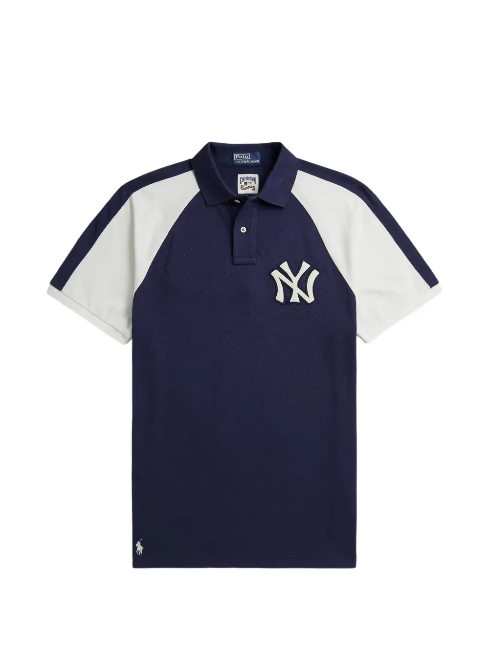 Рубашка поло с аппликацией POLO RALPH LAUREN, синий