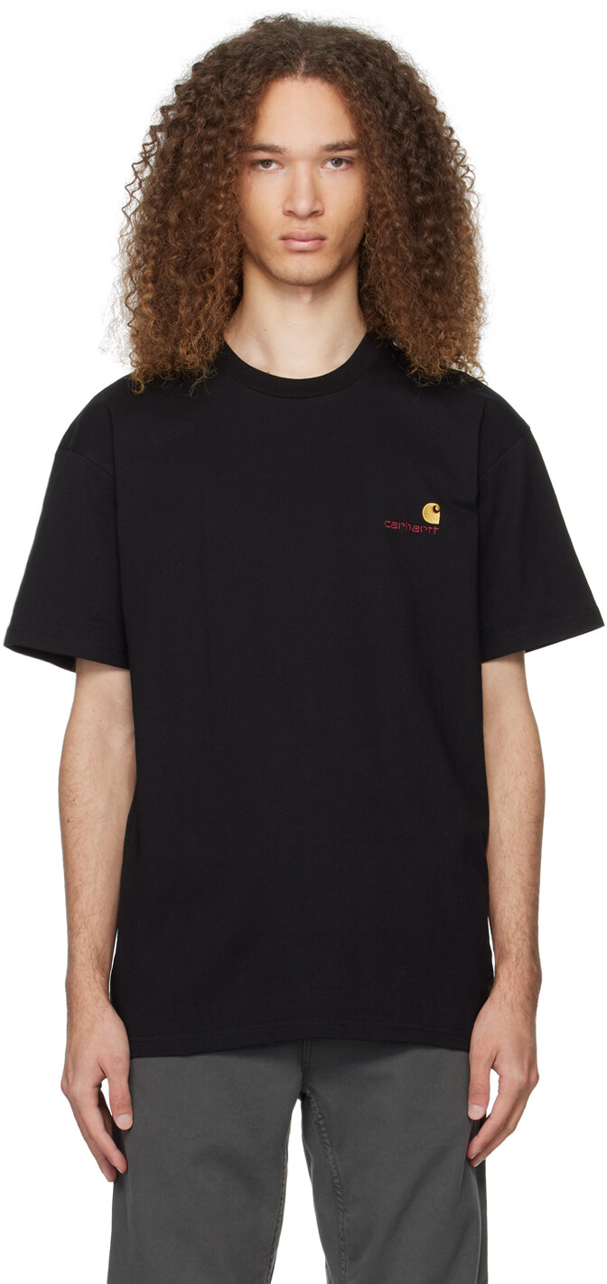 

Черная футболка с американским рисунком Carhartt Work In Progress