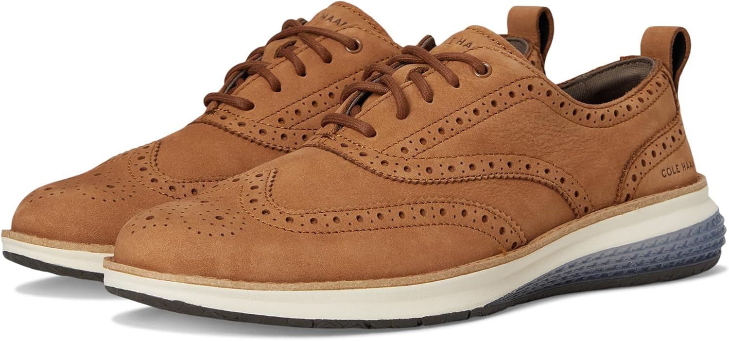 

Мужские туфли Cole Haan Originalgrand Energyweave Wingtip, синий/золотой/бежевый