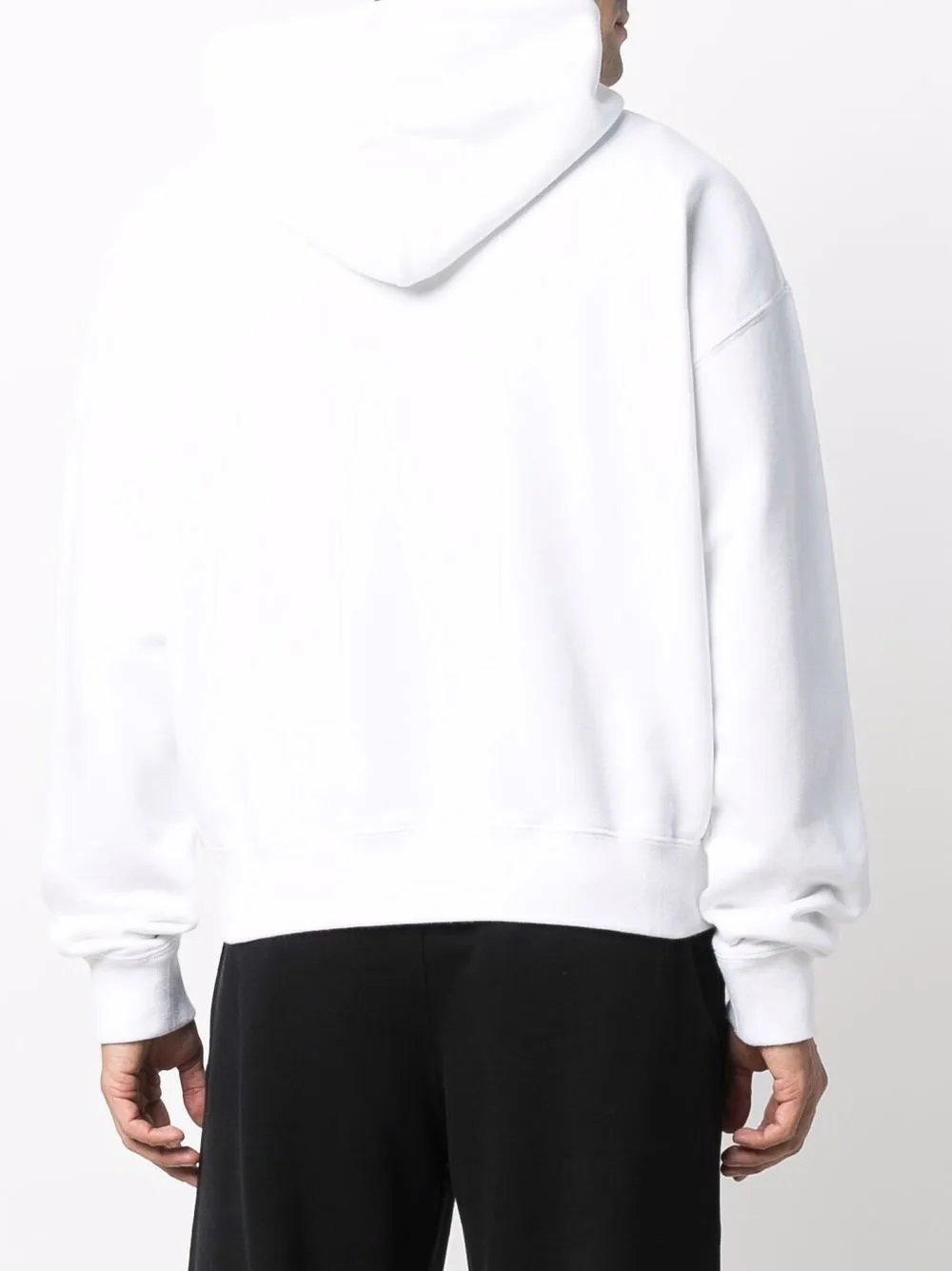 Худи с принтом Monalisa Over OFF-WHITE, белый — фото 4