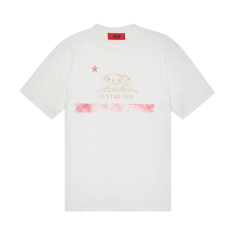 

Футболка 424 Cali T-Shirt 'White', белый