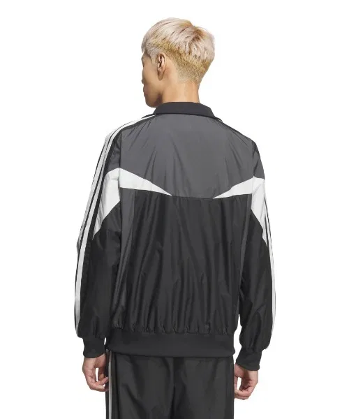 Ветровка adidas Must Have свободного кроя с цветовыми блоками, тёмно-синяя — фото 4