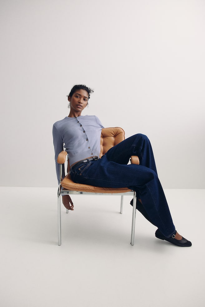 

Кардиган тонкой вязки H&M, синий