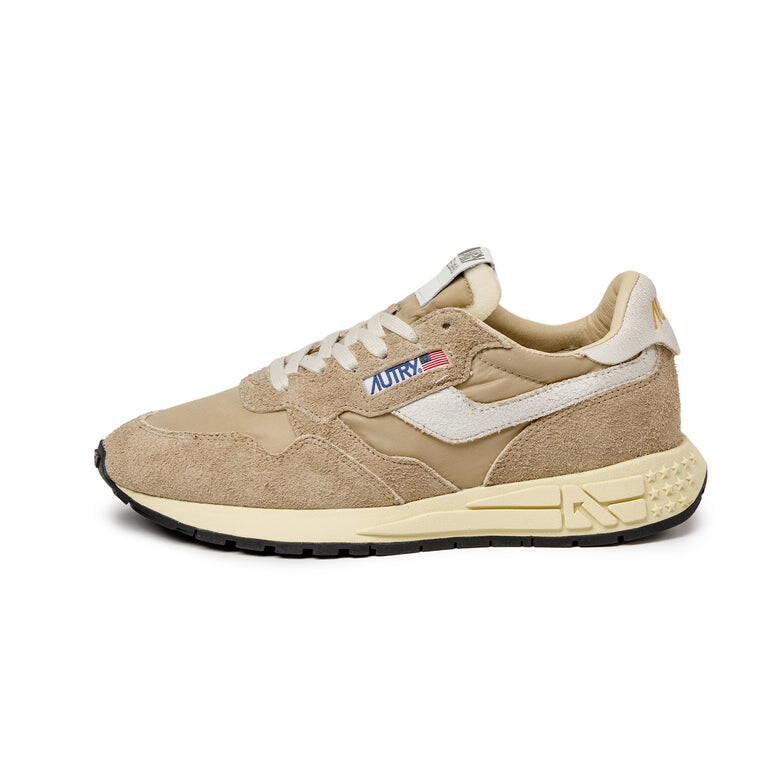 Кроссовки Reelwind Low W *Nylon / Hairy Suede / Cracked Leather* Autry, белый