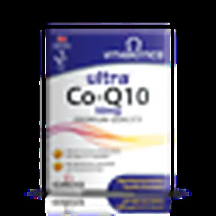 

Vitabiotics Ultra Co-Q10, 50 мг высококачественного убихинона для здоровья сердца, 60 таблеток