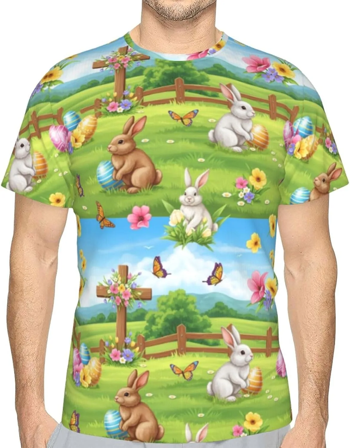 

Футболка мужская Supdreamc Comfort Crew Neck, легкая с коротким рукавом