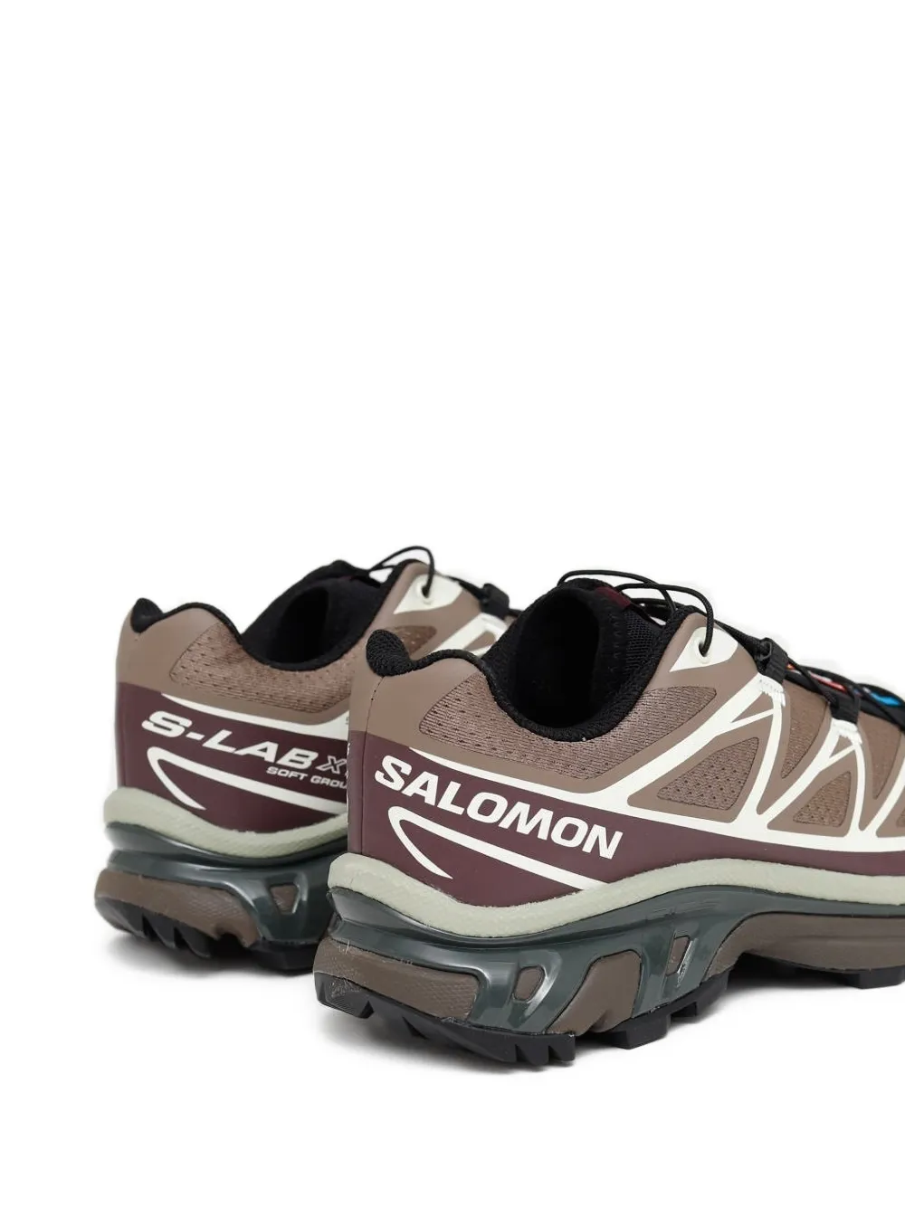 Кроссовки XT-6 из сетки с быстрой шнуровкой Salomon, коричневый — фото 3