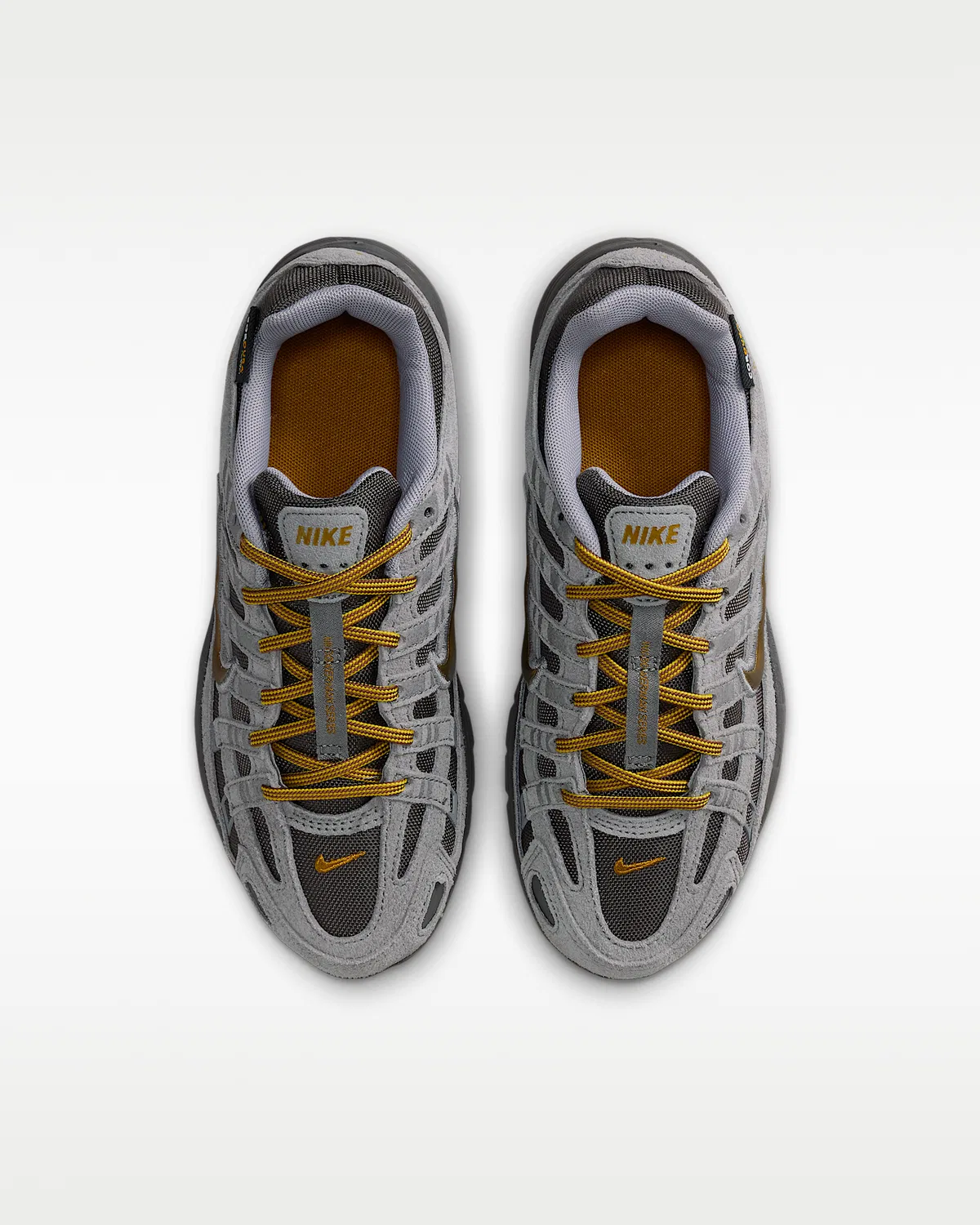 Кроссовки Nike P-6000 Premium для старших детей, Medium Ash/Pencil Point/Cement Grey/Golden Hops — фото 4